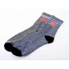 Men's Autumn and Winter Solid Color Thick Cotton Socks